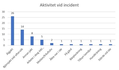 Aktivitet vid björnangrepp/incident